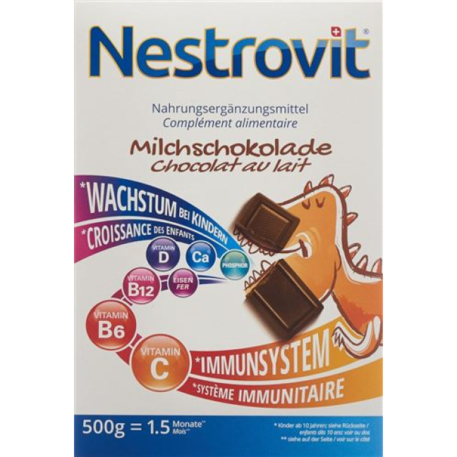 ნესტროვიტის რძის შოკოლადი NEW 500 გრ