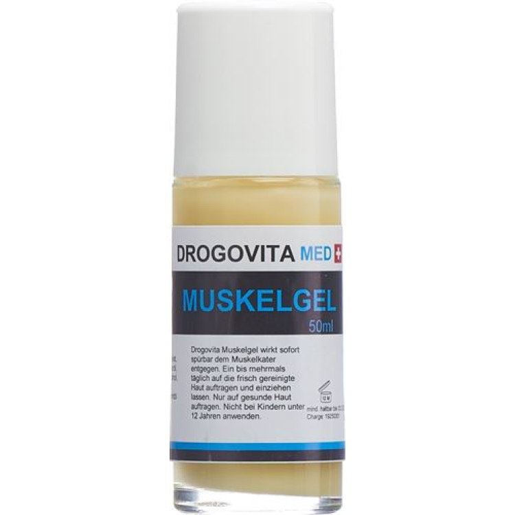 Drogovita kanapių Muskelgel roll-on 50 ml