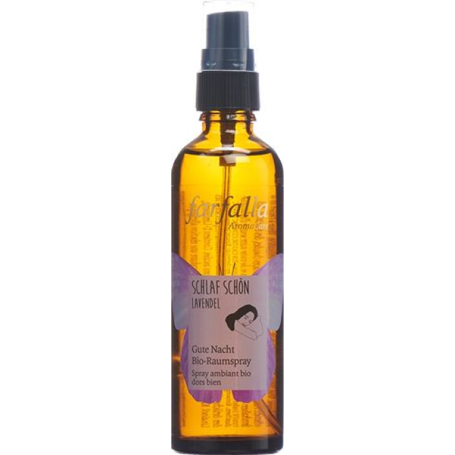 farfalla organic room spray lavender sleep well 75 ml buy online