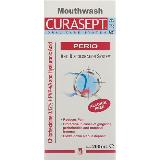Curasept ADS Perio Mouthwash 0,12% kuni Fl 200 ml
