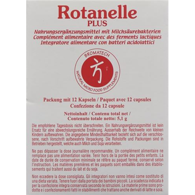 ROTANELLE Plus Bromatech Cape Blist 12 pcs - Nutritional Supplement at Beeovita