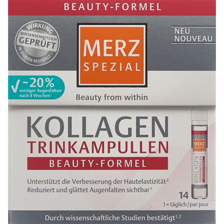 Merz Spezial kolagen Trinkamp 14 x 25 ml