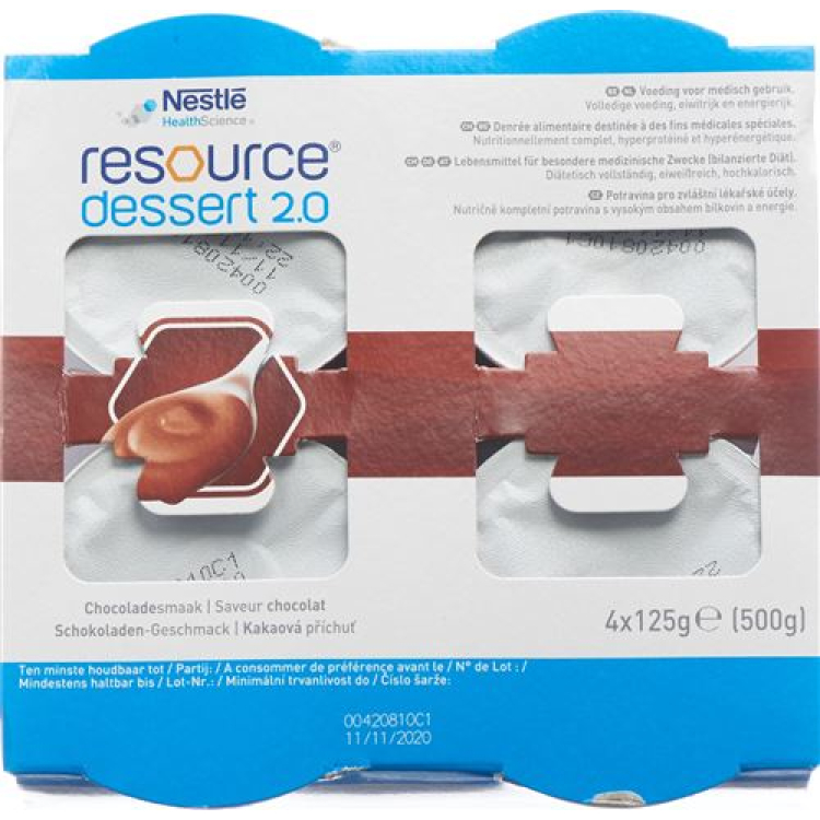 Resource Dessert Chocolate 2.0 4 šolje 125g