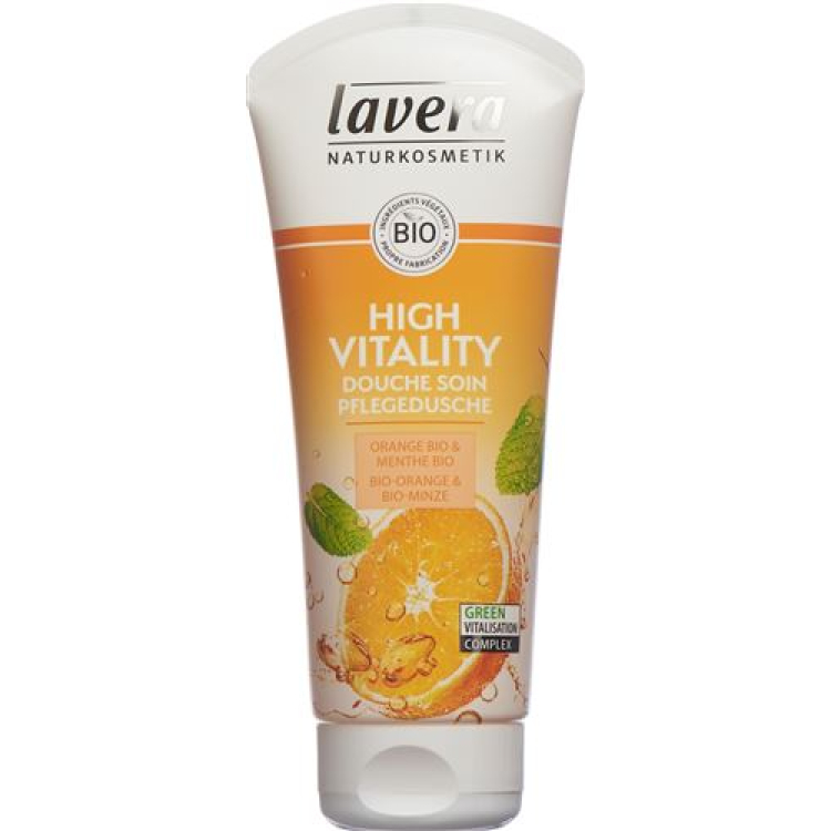 Lavera Shower Gel High Vitality Bio Orange & Bio mynte Tb 200 ml