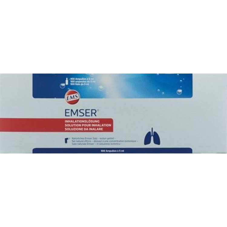 Emser inhalációs oldat 5 ml x 100 ampulla