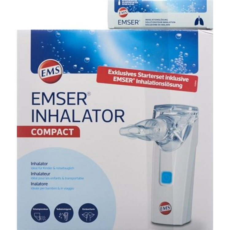 Emser Inhaler Compact - Nebulization Device for Upper and Lower Airways