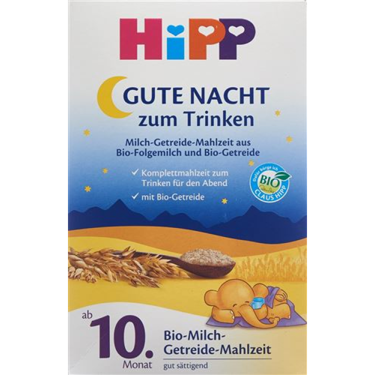 Hipp Goodnight meal milk cereals 500 g