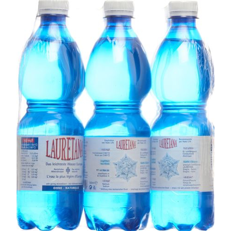 Woda mineralna Lauretana 6 Petfl 500 ml