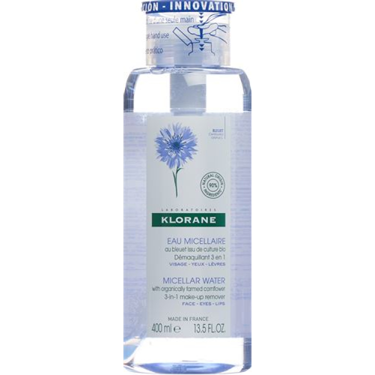 Klorane Bleuet micella lotion arcra és szemre 400 ml