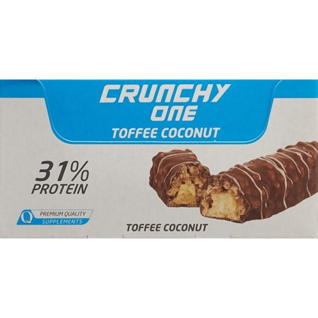 BEST BODY Crunchy One Bar Toffee Coconut 15 x 51 g