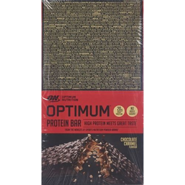 OPTIMUM Protein Bar Chocolate-Caramel 10 x 60 g