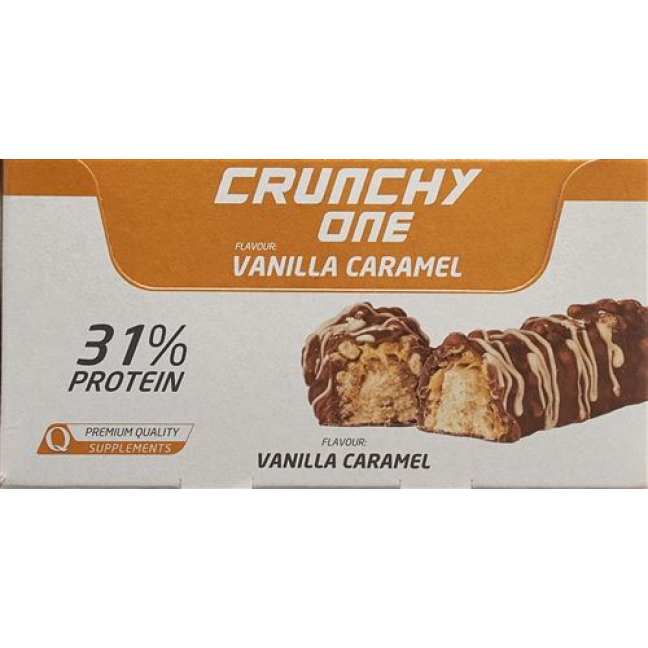 BEST BODY Crunchy One Bar Vanilla Caramel 15 x 51g