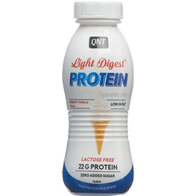QNT Light digest protein shake Lactose Free Vanilla Petfl 310 ml