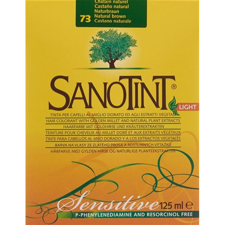 Sanotint Sensitive Light Haarkleur 73 natuurlijk bruin