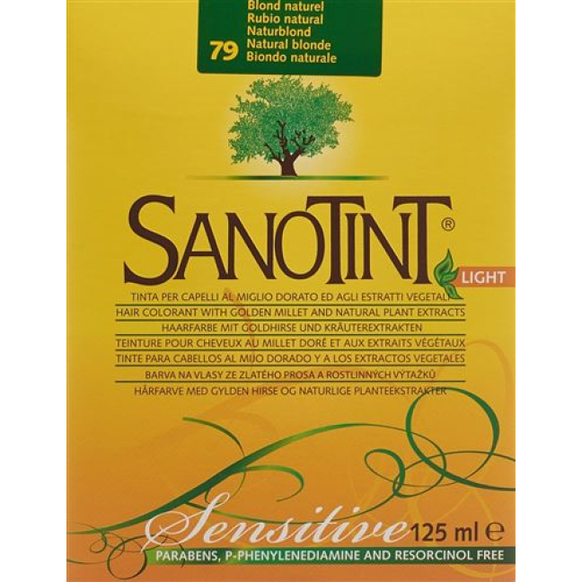 Sanotint Sensitive Açıq Saç Rəngi ​​79 təbii sarışın