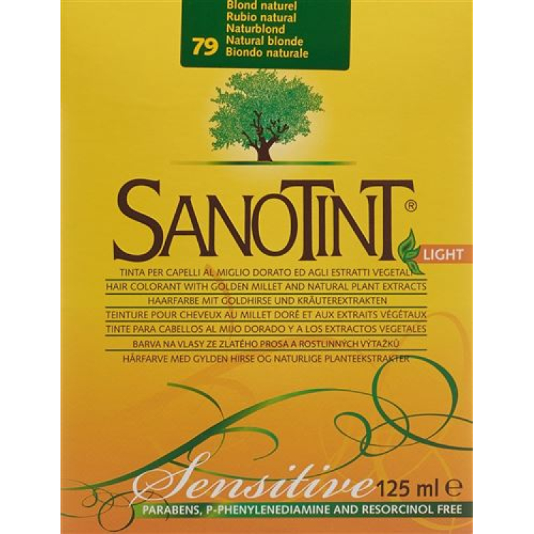 Sanotint Sensitive Light Hair Color 79 Natural Blonde