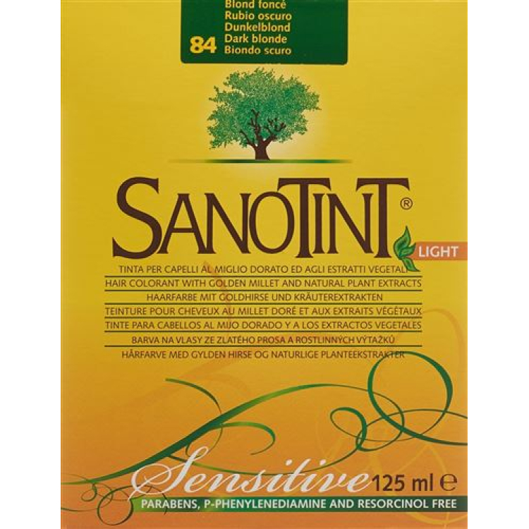 Sanotint Sensitive Light boja za kosu 84 tamno plava