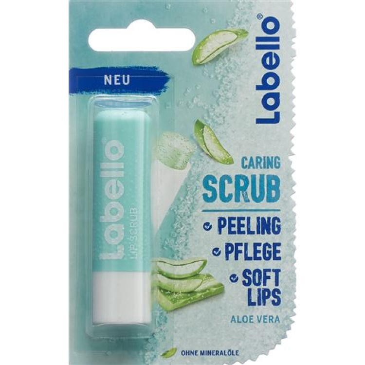 Labello Pečující peeling na rty Aloe Vera 5,5 ml