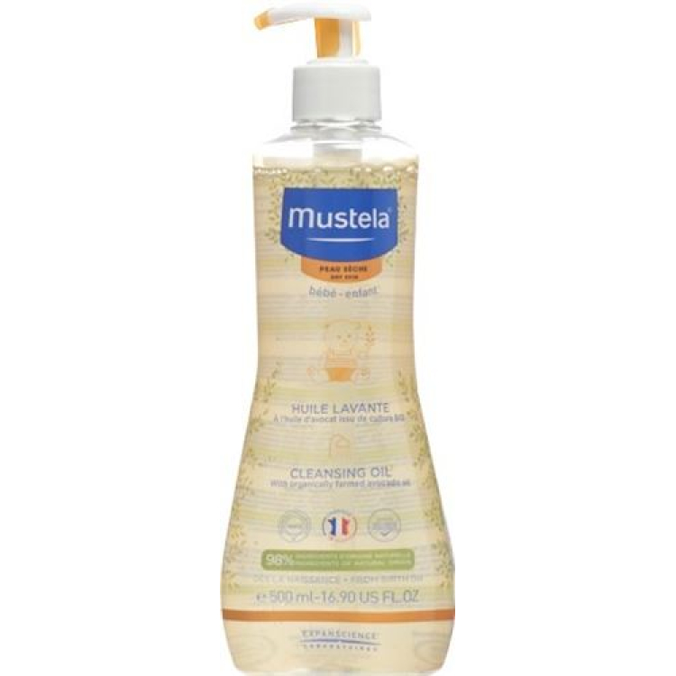 Mustela ulje za pranje suhe kože 500 ml