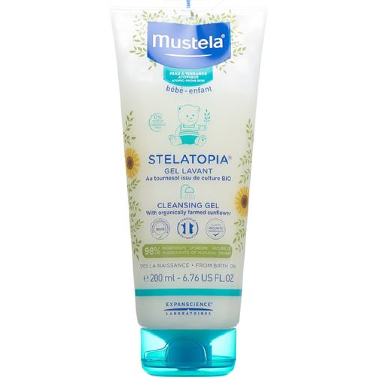 Mustela Stelatopia Cleansing Gel prone to atopy skin 200ml