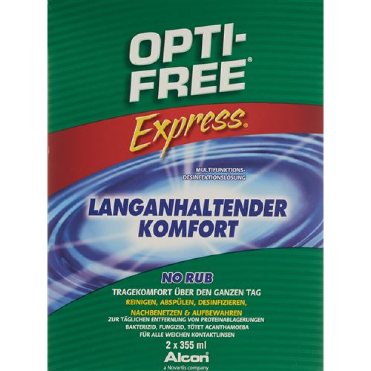 Opti Free Express No Rub Solvent Duo Pack 2 x 355 мл