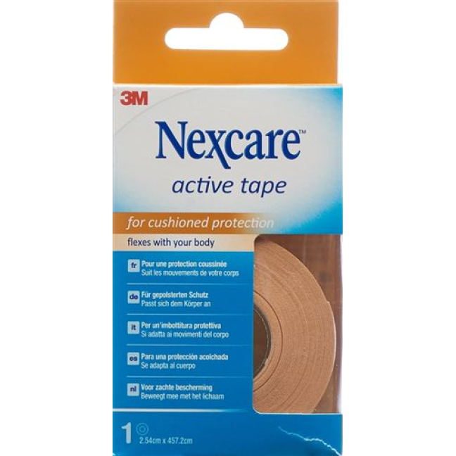 3M Nexcare Active Tape 2,54 cm x 4,572 m rulle