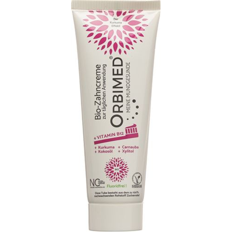 ORBIMED toothpaste with VITAMIN B12 fluoride-free Tb 75 ml