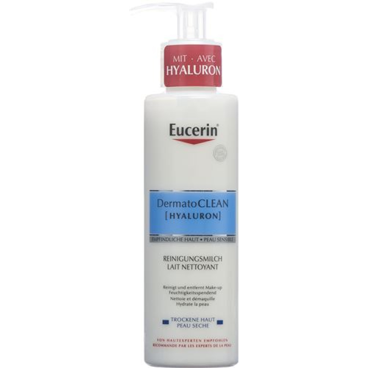 Eucerin Dermatoclean ទឹកដោះគោលាងសម្អាតថ្នមៗ Fl 200ml