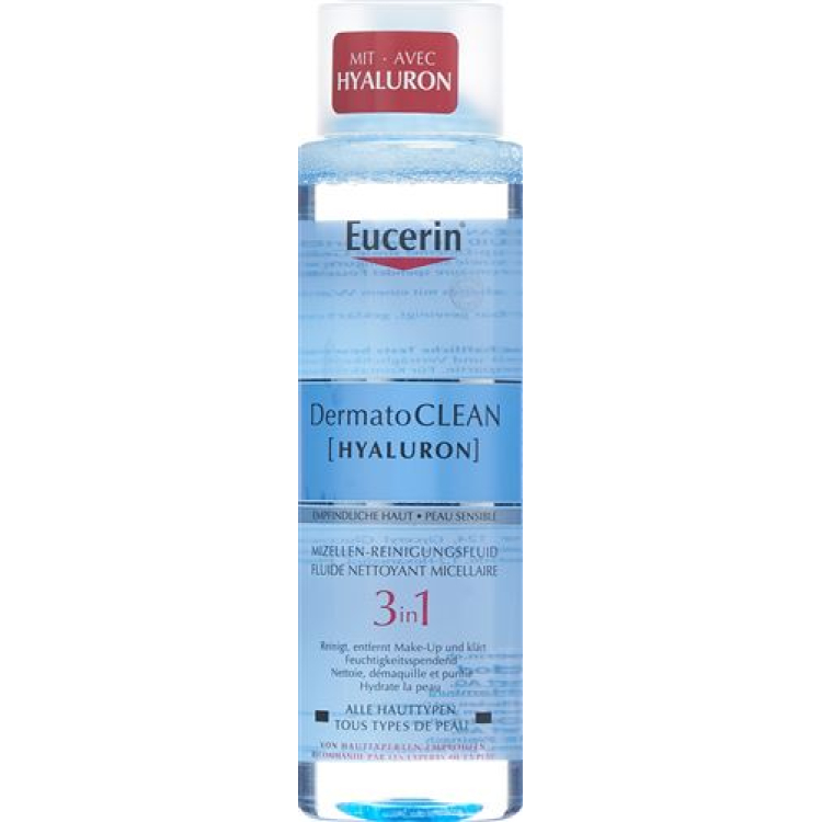 Eucerin Dermatoclean 3 in 1 துப்புரவு திரவம் Mizellen Technologie Big Size Fl 400 ml