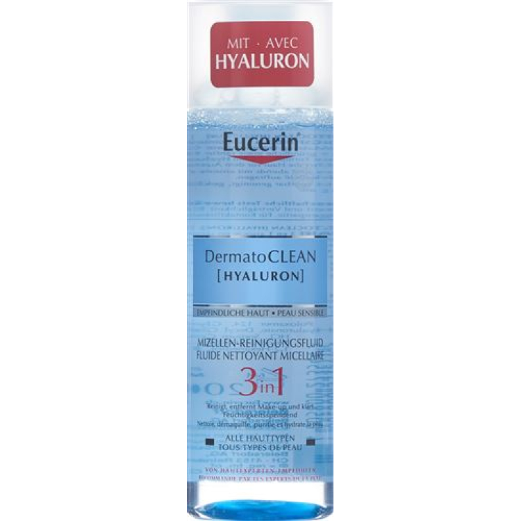 Eucerin Dermatoclean 3in1 נוזל ניקוי Mizellentechnologie Fl 200 מ"ל