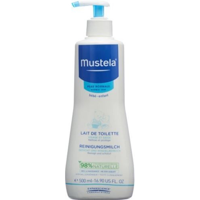 Mustela cleansing milk normal skin 500 ml