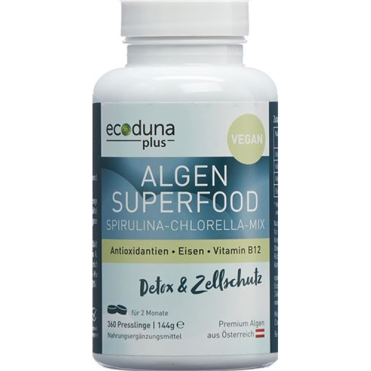 ecoduna plus spirulina / chlorella tablets Mix Ds 360 pcs