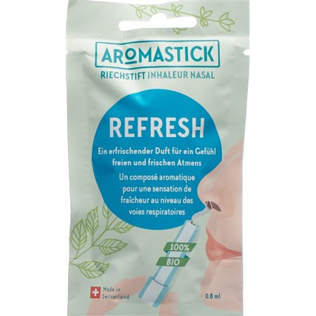 AROMA STICK pin olfactif 100% bio refresh Btl