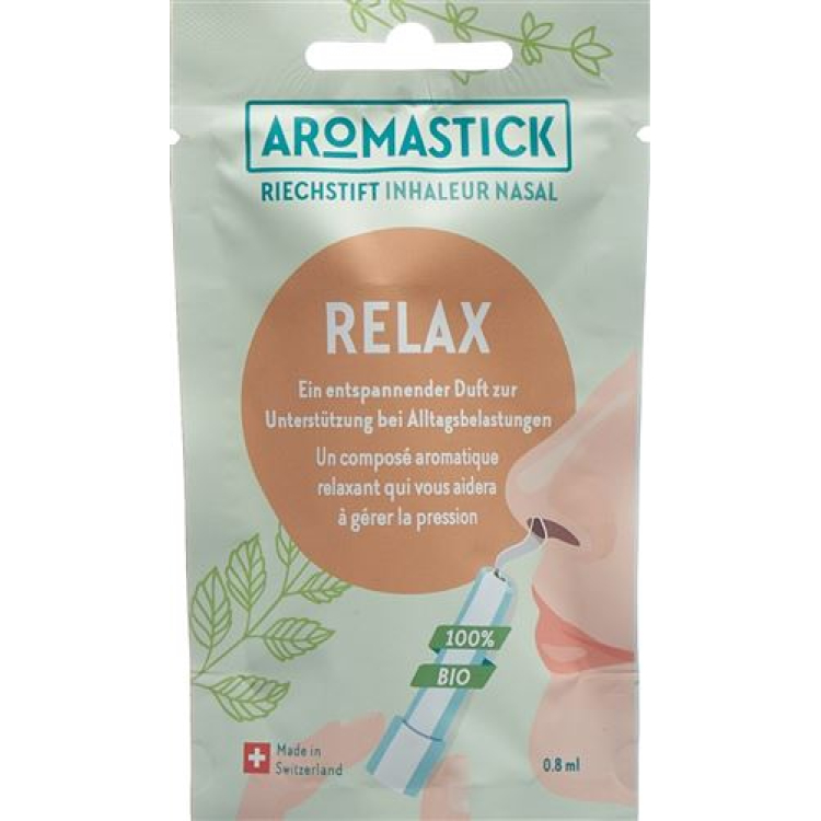 AROMA STICK olfaktivni pin 100% organski Relax Btl