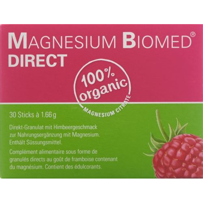 Magnesium Biomed direkt Gran stick 60 adet
