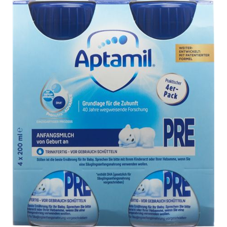 Milupa Aptamil Pre PB DE 4 x 200ml