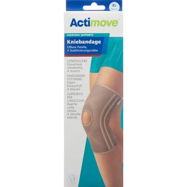 Actimove Everyday Support Knee Support XL odprta pogačica
