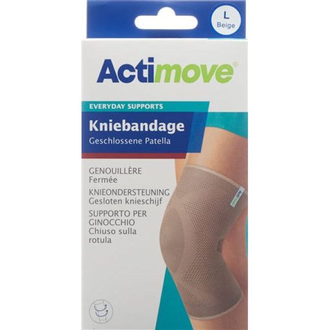 Actimove Everyday Support Kniebandage L დახურული patella