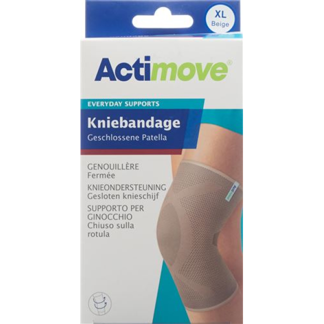 Actimove Everyday Support Knee Support XL បានបិទ patella