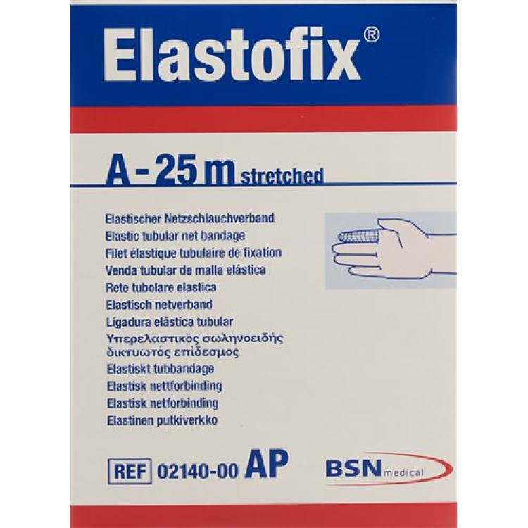 Elastofix Net Tubular Bandage A 25 m Finger