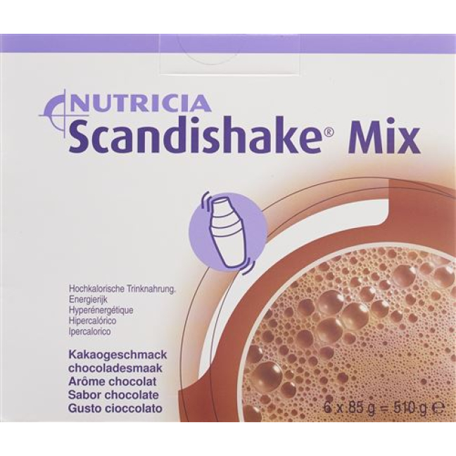Scandishake Mix Plv Chocolat 6 x 85g
