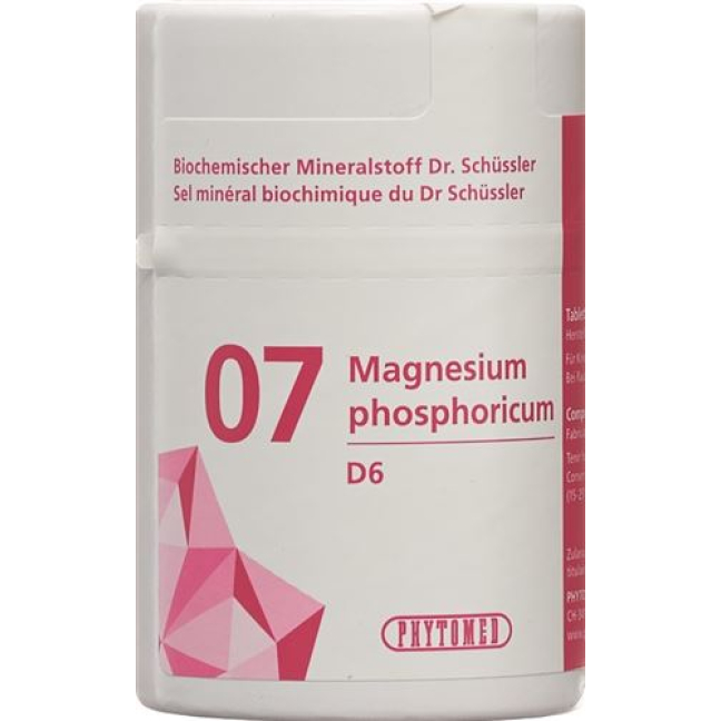PHYTOMED Schüssler NR7 منیزیم فسفریکوم TBL D 6 100 گرم