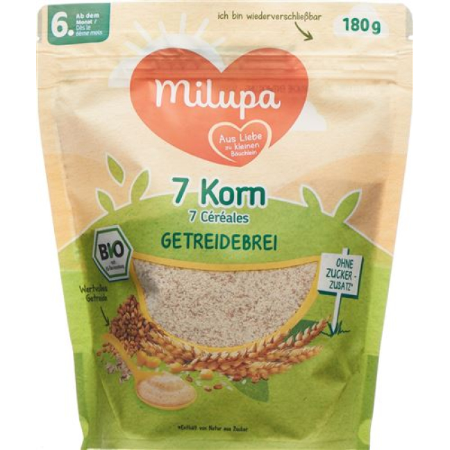 Milupa Bio 7 grains après 6 mois ; 180 g