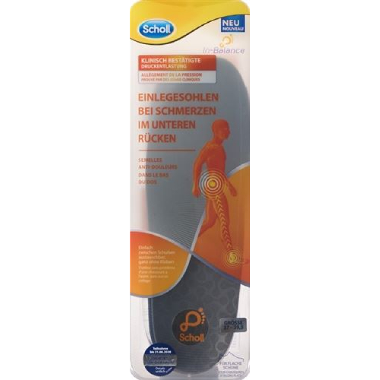 SCHOLL ב-Balance הפקדות 37-39.5 גב תחתון 2 יח'