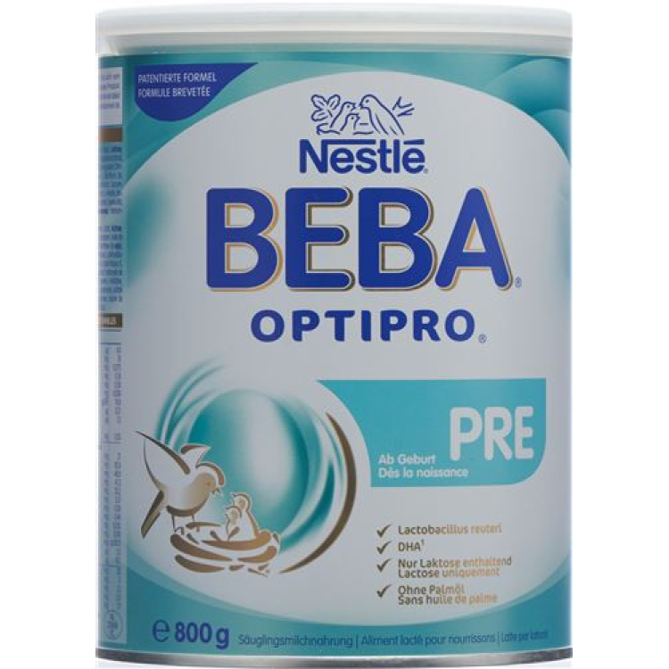 Beba Optipro PRE nuo gimimo Ds 800 g