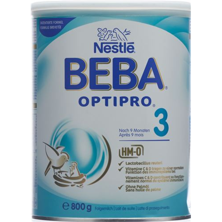 Beba Optipro 3 dopo 9 mesi Ds 800 g