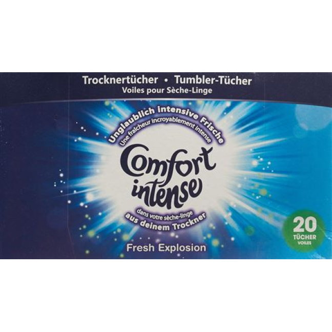 Comfort Tumbler handdoeken blauw 20 st