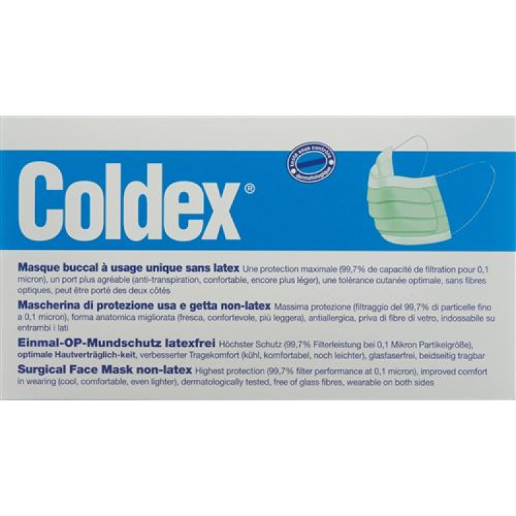 Dispenser pelindung mulut masker Coldex 50 pcs