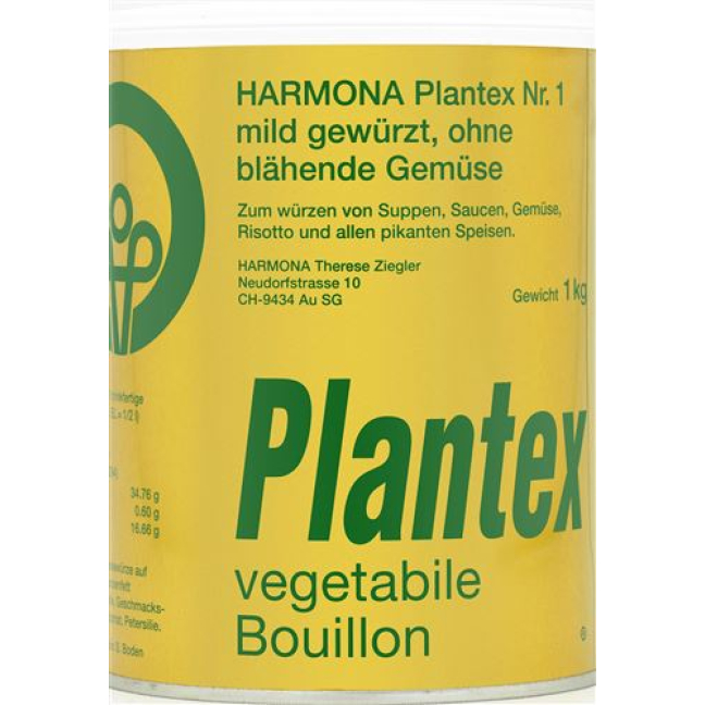 Harmona Plantex pasta No. 1 caldo de legumes Ds 500 g