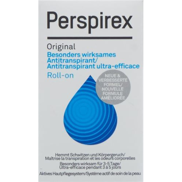 PerspireX 오리지널 발한 억제제 새로운 포뮬러 롤온 20ml